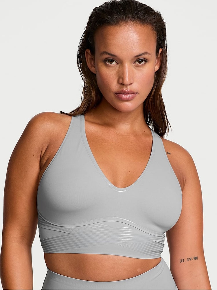 Starstruck Grijs - Victoria's Secret Elevate™ contour sportbeha met lage ondersteuning - Image 1 of 3