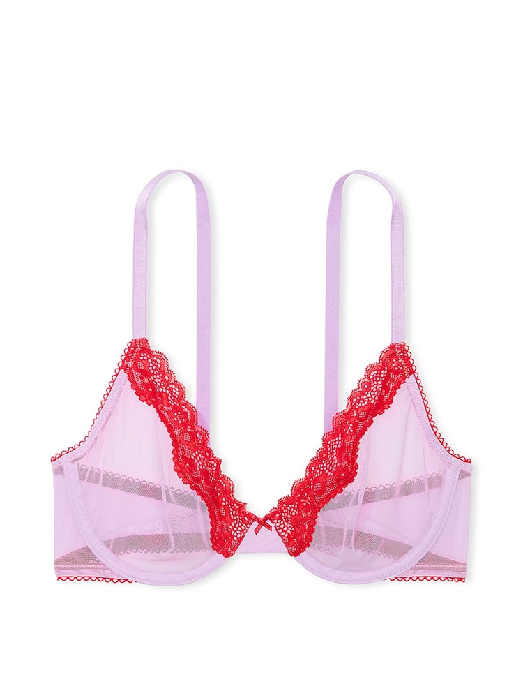 Victoria's Secret Silky Lilac Purple Unlined Demi Bra - Image 3 of 3 Victoria's Secret Silky Lilac Purple Unlined Demi Bra - Image 3 of 3