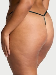 Victoria's Secret Botanical Green G String Rose Lace Knickers - Image 2 of 3