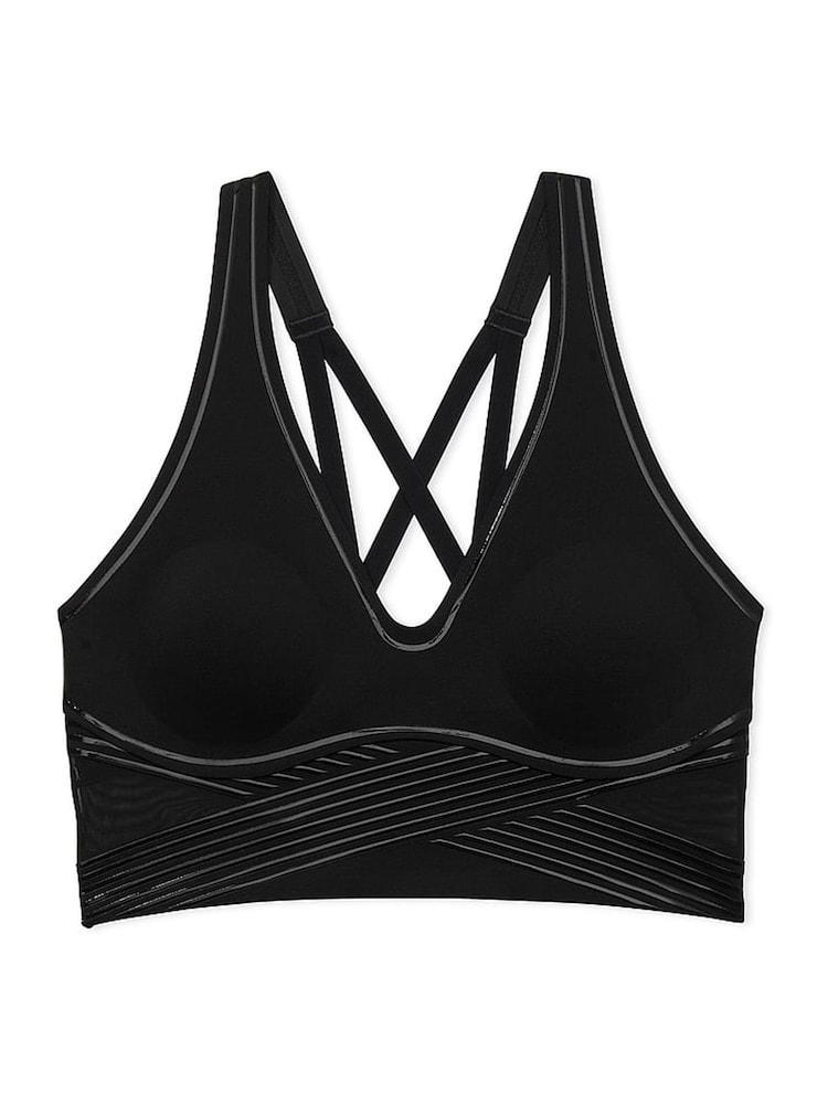 Victoria's Secret Black Plunge Elevate™ Contour Low Support Sports Bra - Image 3 of 3