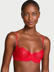Vermiljoen rood - Victoria's Secret beha met glinsterende bandjes - Image 1 of 4