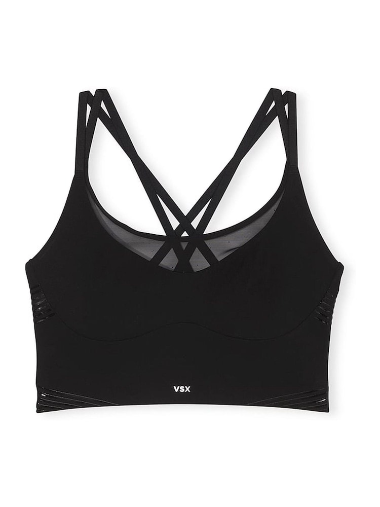 Victoria's Secret Black Longline Elevate™ Contour Low Support Sports Bra - Image 3 of 3