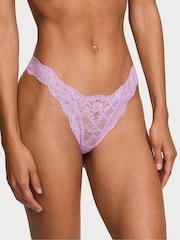 Victoria's Secret Lilac Purple Brazilian Lace Knickers - Image 1 of 3