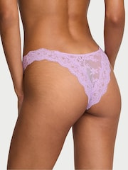 Victoria's Secret Lilac Purple Brazilian Lace Knickers - Image 2 of 3