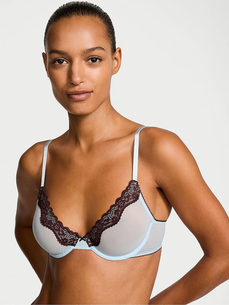 Victoria's Secret Light Blue Unlined Demi Bra - Image 1 of 1