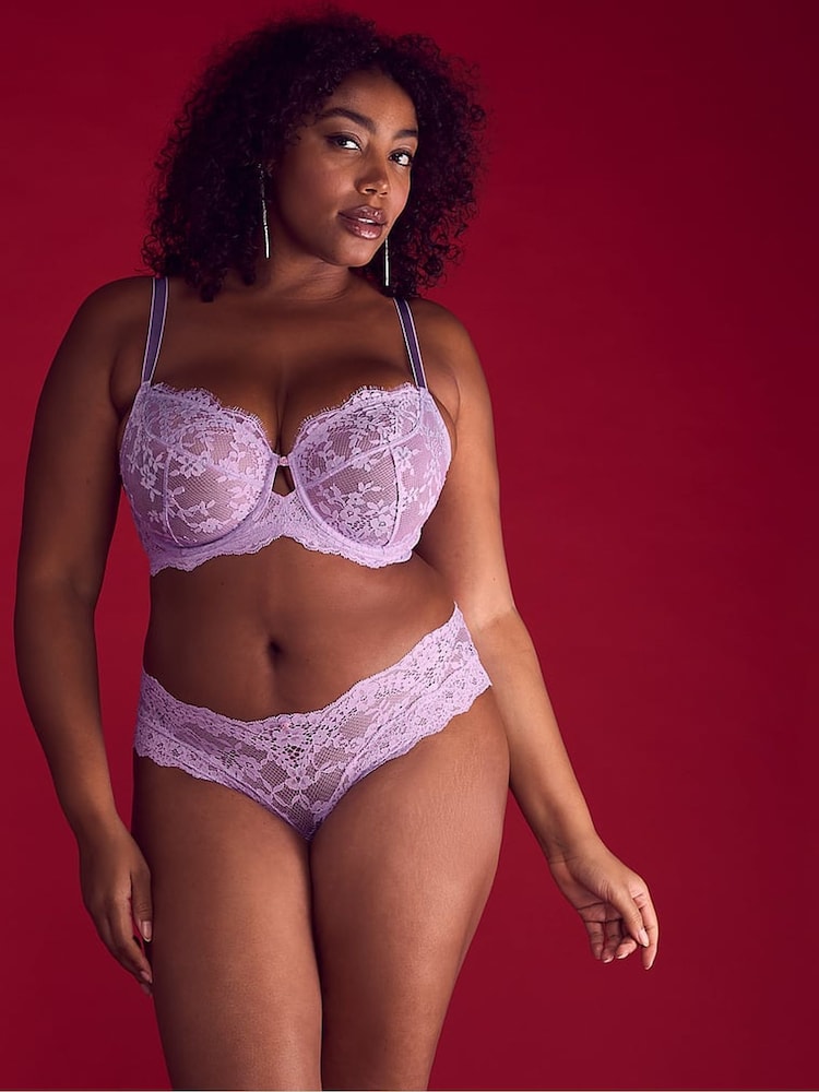Victoria's Secret Lilac Purple Full Cup Support Lace Bra - Image 4 of 4 Victoria's Secret Lilac Purple Full Cup Support Lace Bra - Image 4 of 4