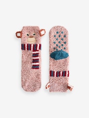 FatFace Orange Otto Fluffy Socks - Image 1 of 1