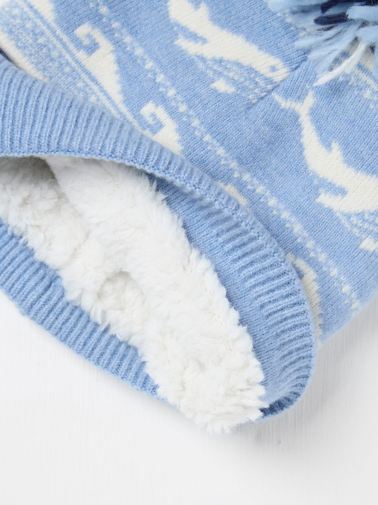 FatFace Blue Shelter Wilson the Whale Hat - Image 2 of 2