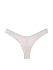 Victoria's Secret Delfin Grey Star Hardware Thong Open Back Knickers - Image 3 of 4