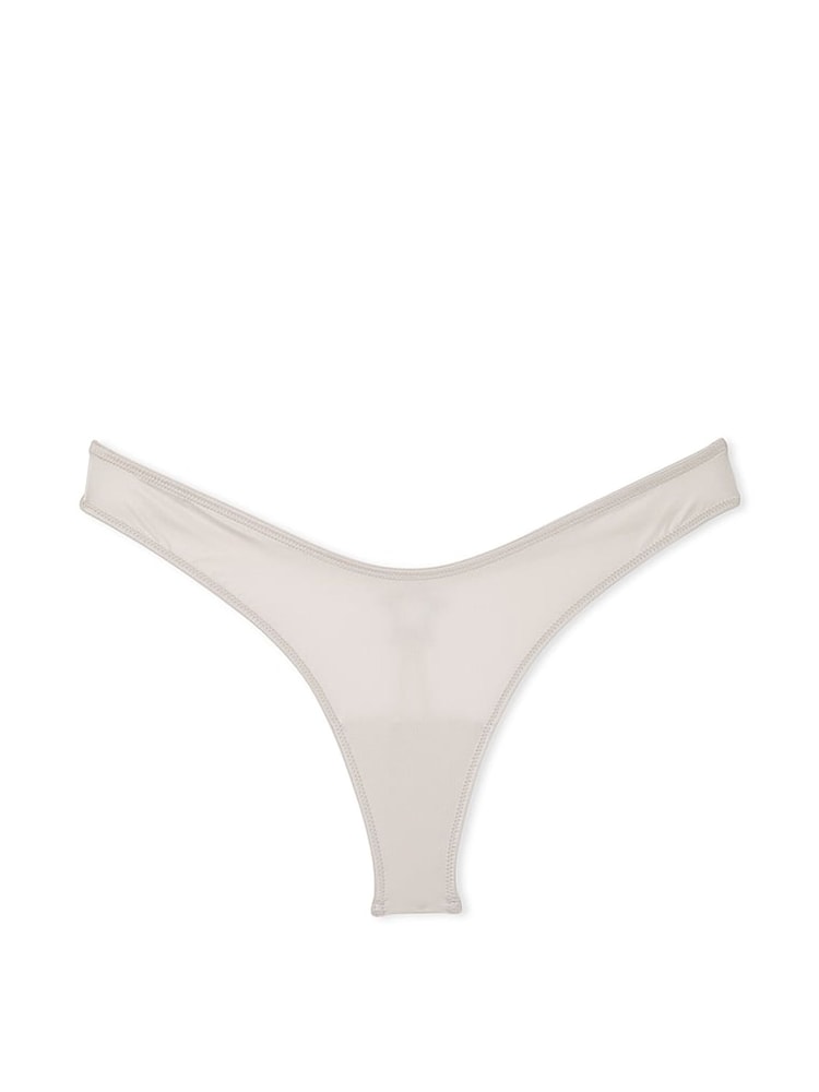 Victoria's Secret Delfin Grey Star Hardware Thong Open Back Knickers - Image 3 of 4