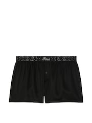 Victoria's Secret PINK Black Diamante Pyjama Shorts - Image 3 of 3