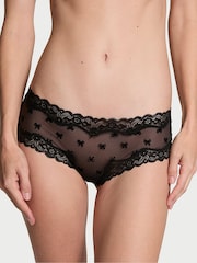 Victoria's Secret Black Bows Cheeky Knickers - Image 1 of 3