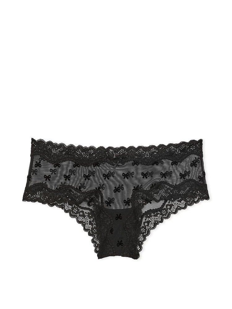 Victoria's Secret Black Bows Cheeky Knickers - Image 3 of 3