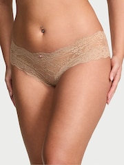 Victoria's Secret Praline Nude Hipster Lace Knickers - Image 1 of 4