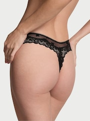 Victoria's Secret Black Bows Thong Knickers - Image 2 of 3