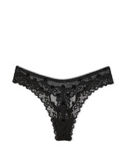 Victoria's Secret Black Bows Thong Knickers - Image 3 of 3