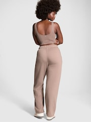 Victoria's Secret PINK Iced Coffee Brown Straight Leg Fleece Joggers - Image 3 of 4