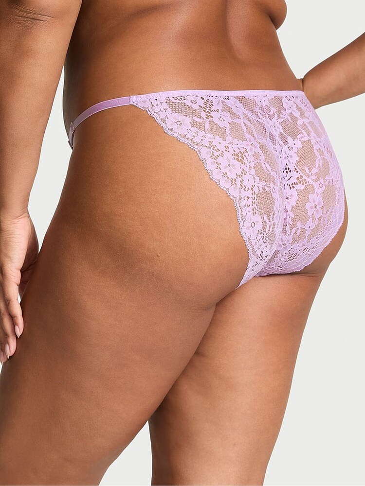 Victoria's Secret Lilac Purple Bikini Lace Knickers - Image 2 of 3