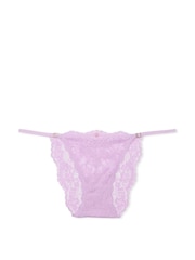 Victoria's Secret Lilac Purple Bikini Lace Knickers - Image 3 of 3