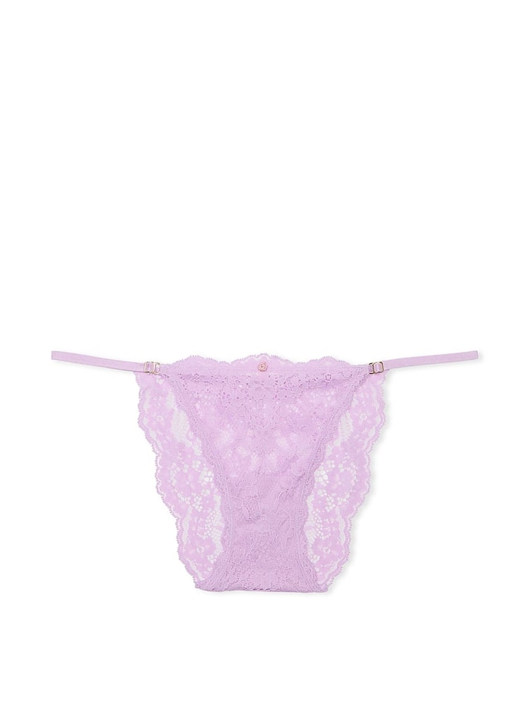 Victoria's Secret Lilac Purple Bikini Lace Knickers - Image 3 of 3