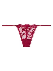 Victoria's Secret Campari Red G String Lace Knickers - Image 4 of 4