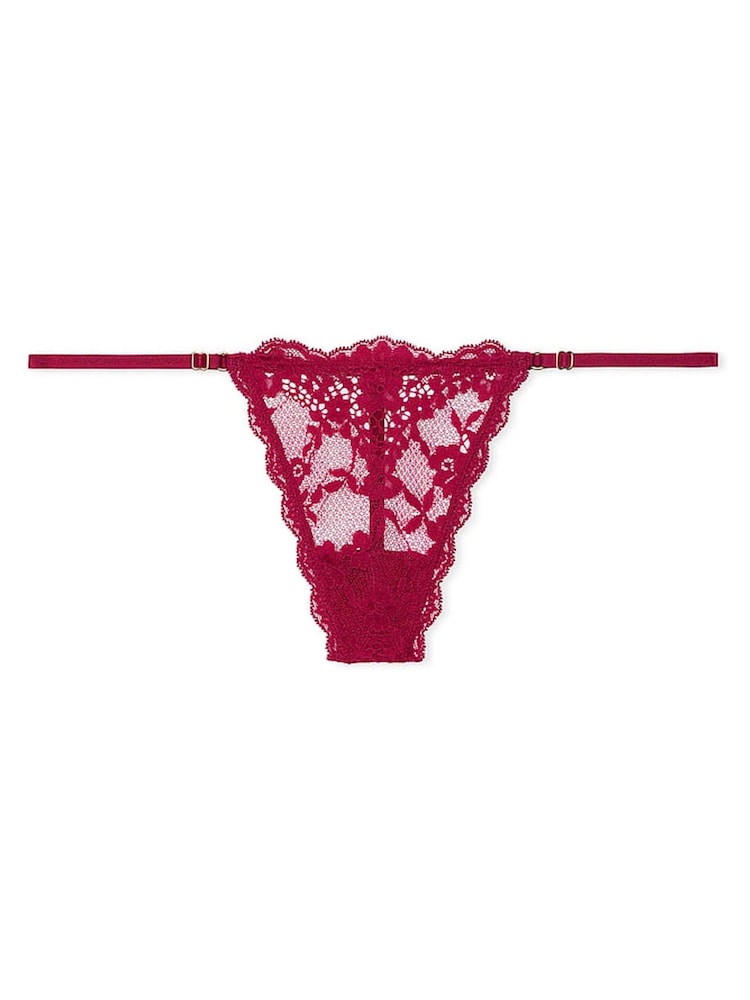 Victoria's Secret Campari Red G String Lace Knickers - Image 4 of 4