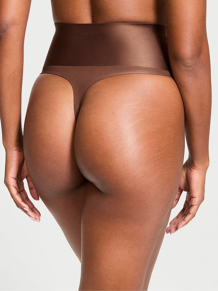 Victoria's Secret Ganache Nude Thong Shaping Knickers - Image 2 of 3