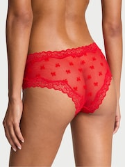 Victoria's Secret Vermillion Red Bows Cheeky Knickers - Image 2 of 3
