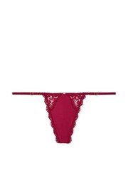 Victoria's Secret Campari Red Lace Trim G String Knickers - Image 4 of 4