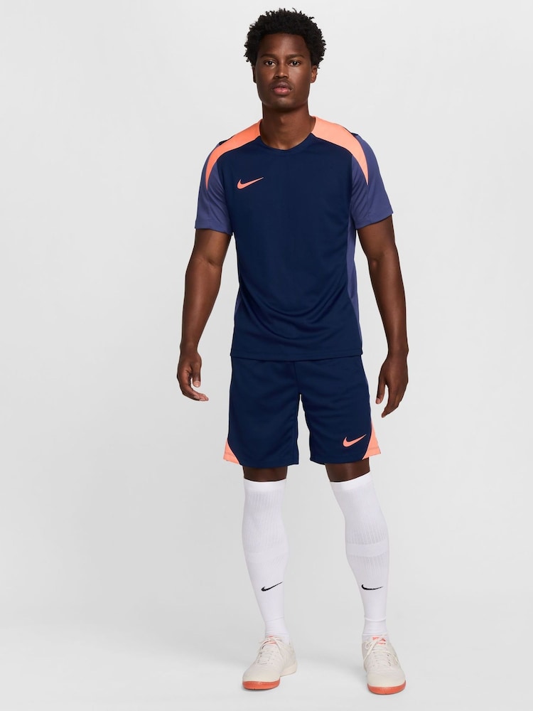 Nike Navy Strike Dri-FIT Training T-Shirt - Image 5 of 5 Nike Navy Strike Dri-FIT Training T-Shirt - Image 5 of 5