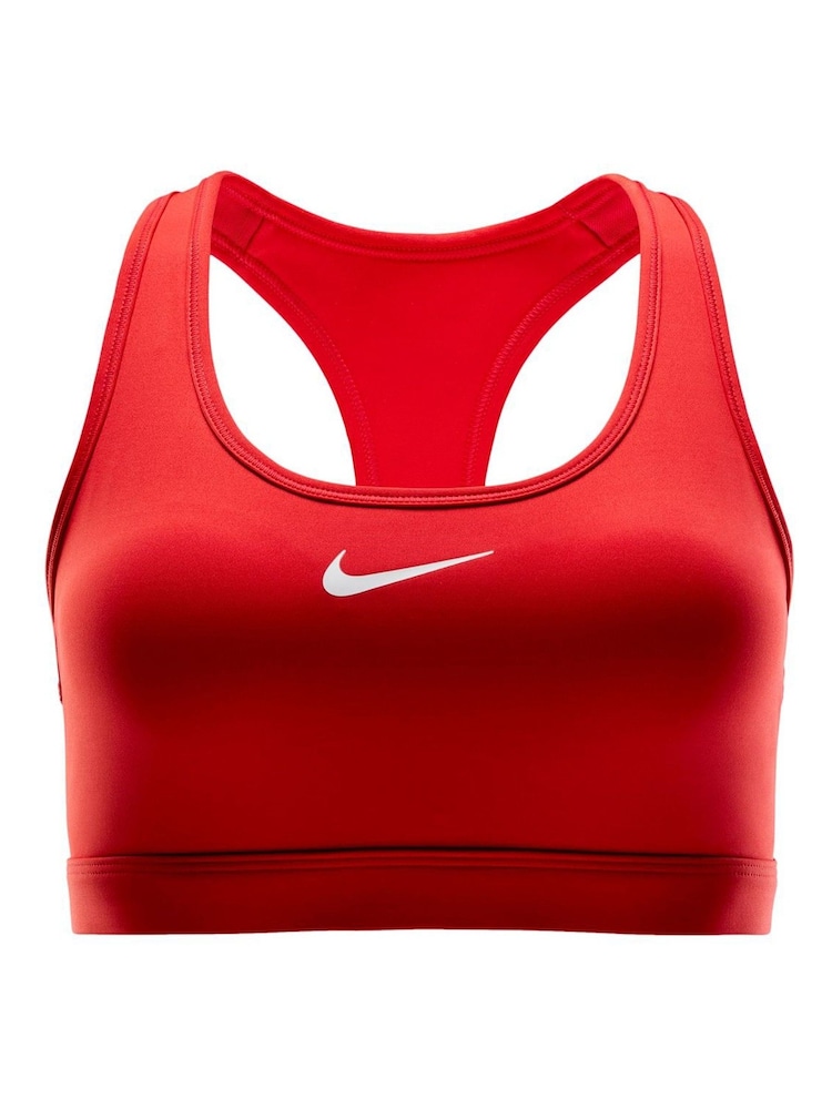 Nike University Red Medium Swoosh Support Padded Sports Bra - Image 13 of 13