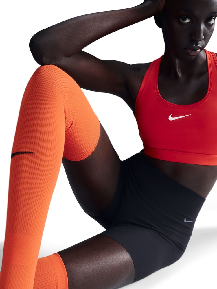 Nike University Red Medium Swoosh Support Padded Sports Bra - Image 2 of 13