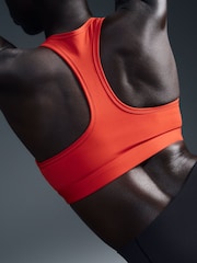 Nike University Red Medium Swoosh Support Padded Sports Bra - Image 6 of 13