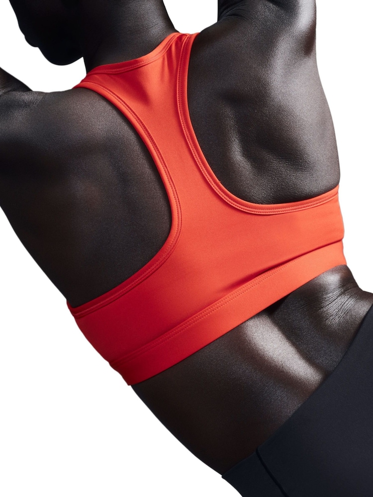 Nike University Red Medium Swoosh Support Padded Sports Bra - Image 7 of 13