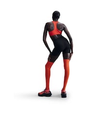 Nike University Red Medium Swoosh Support Padded Sports Bra - Image 9 of 13