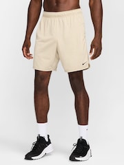 Nike Brown Dri-FIT Totality 7 inch Knit Training Shorts - Image 1 of 14