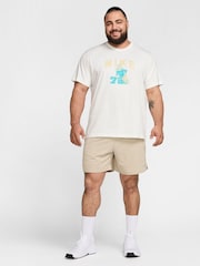 Nike Brown Dri-FIT Totality 7 inch Knit Training Shorts - Image 5 of 14
