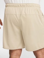 Nike Brown Dri-FIT Totality 7 inch Knit Training Shorts - Image 8 of 14