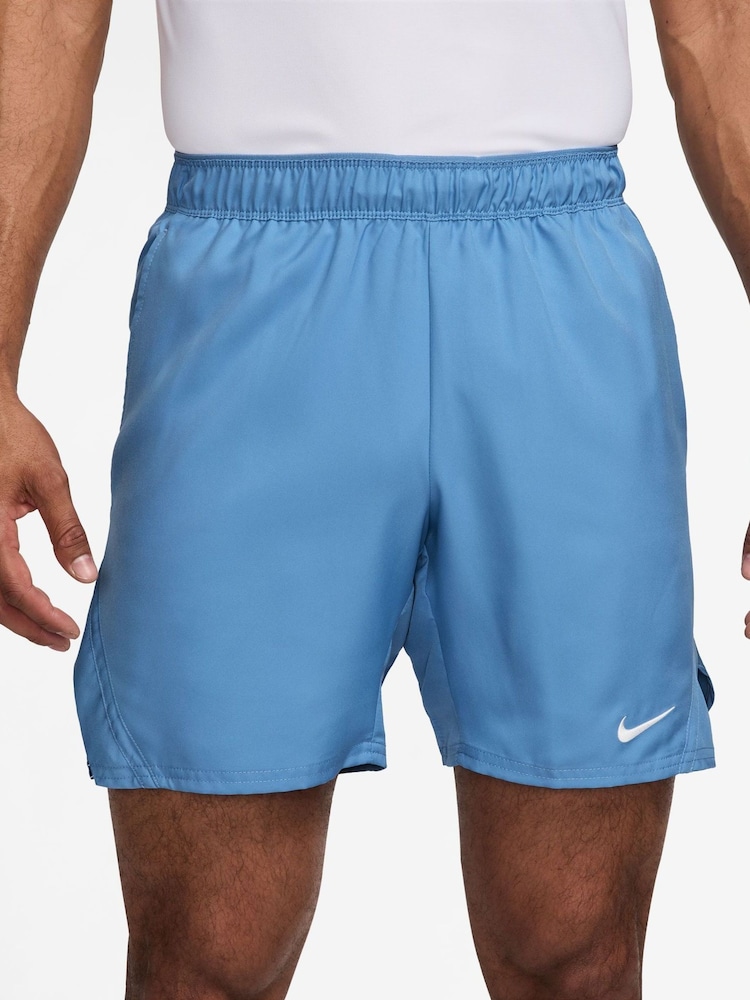 Nike Beyond Blue Court Victory Dri-FIT 7 inch Tennis Shorts - Image 1 of 4 Nike Beyond Blue Court Victory Dri-FIT 7 inch Tennis Shorts - Image 1 of 4