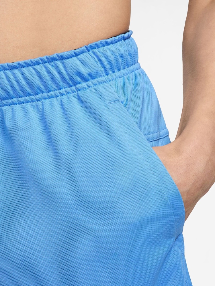 Nike University Blue Dri-FIT Totality 7 inch Knit Training Shorts - Image 4 of 4