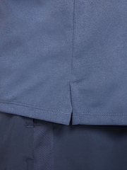 Nike Diffused Blue Dri-FIT Miler Long Sleeve Running Top - Image 5 of 5