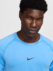 Nike University Blue Pro Dri-FIT Slim Fit T-Shirt - Image 4 of 6