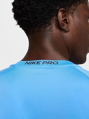 Nike University Blue Pro Dri-FIT Slim Fit T-Shirt - Image 5 of 6