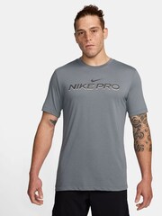 Nike Cool Grey Dri-FIT Training T-Shirt - Image 1 of 3