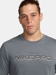Nike Cool Grey Dri-FIT Training T-Shirt - Image 3 of 3