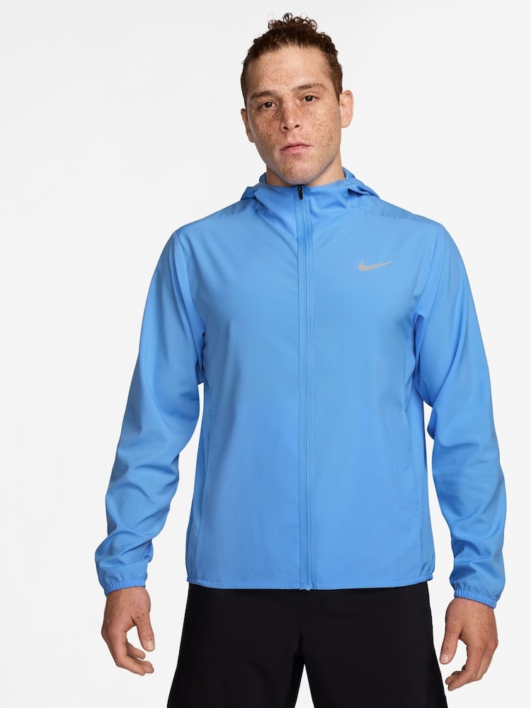 Nike University Blue Dri-FIT Form Hooded Training Jacket - Image 1 of 3