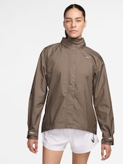Nike Brown Fast Repel Water Repellent Running Jacket - Image 1 of 9