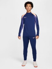 Nike Navy Dri-FIT Strike Quarter Zip Training Top - Image 7 of 7