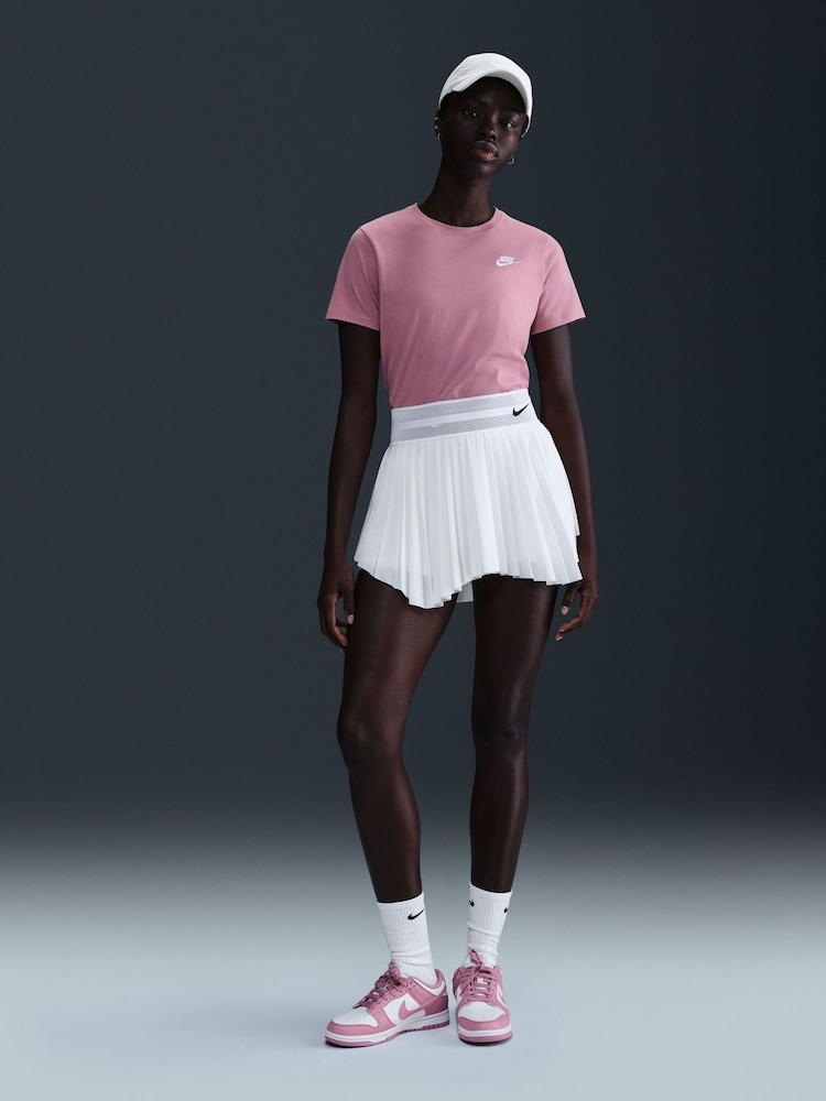 Nike Hyper Pink Sportswear Club Essentials T-Shirt - Image 2 of 7