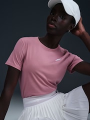 Nike Hyper Pink Sportswear Club Essentials T-Shirt - Image 6 of 7